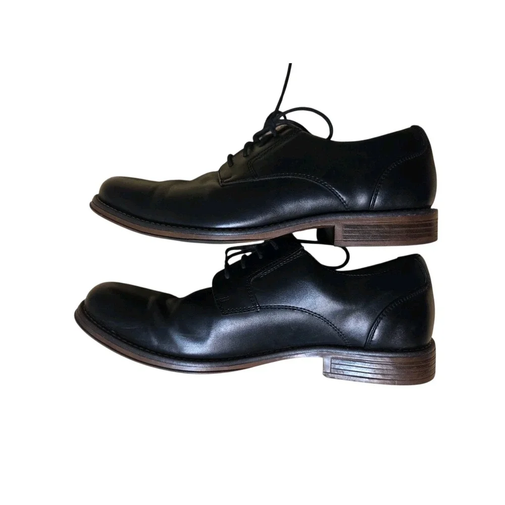 Dockers Fairway Plain Toe Oxfords Men's Dress Shoes Black 10.5M Memory Foam